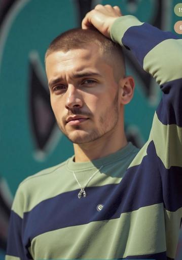 Sudadera Rayas Urban Button