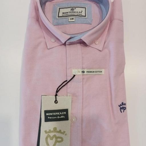 Camisa Oxford Rosa “Montepicaza” [0]