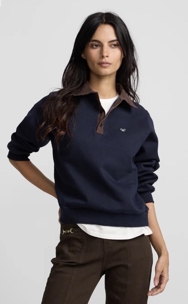 Sudadera cuello pana “Silbon”