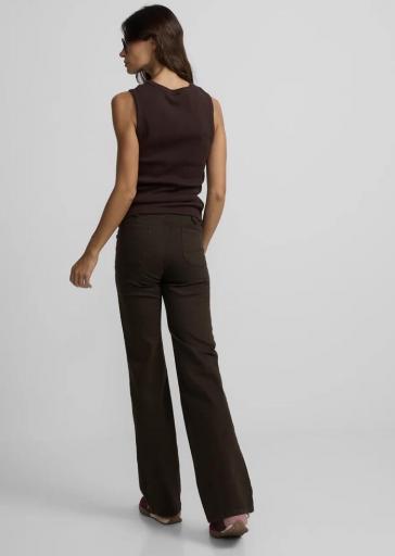 Pantalón denim recto hebillas “Silbon” [2]