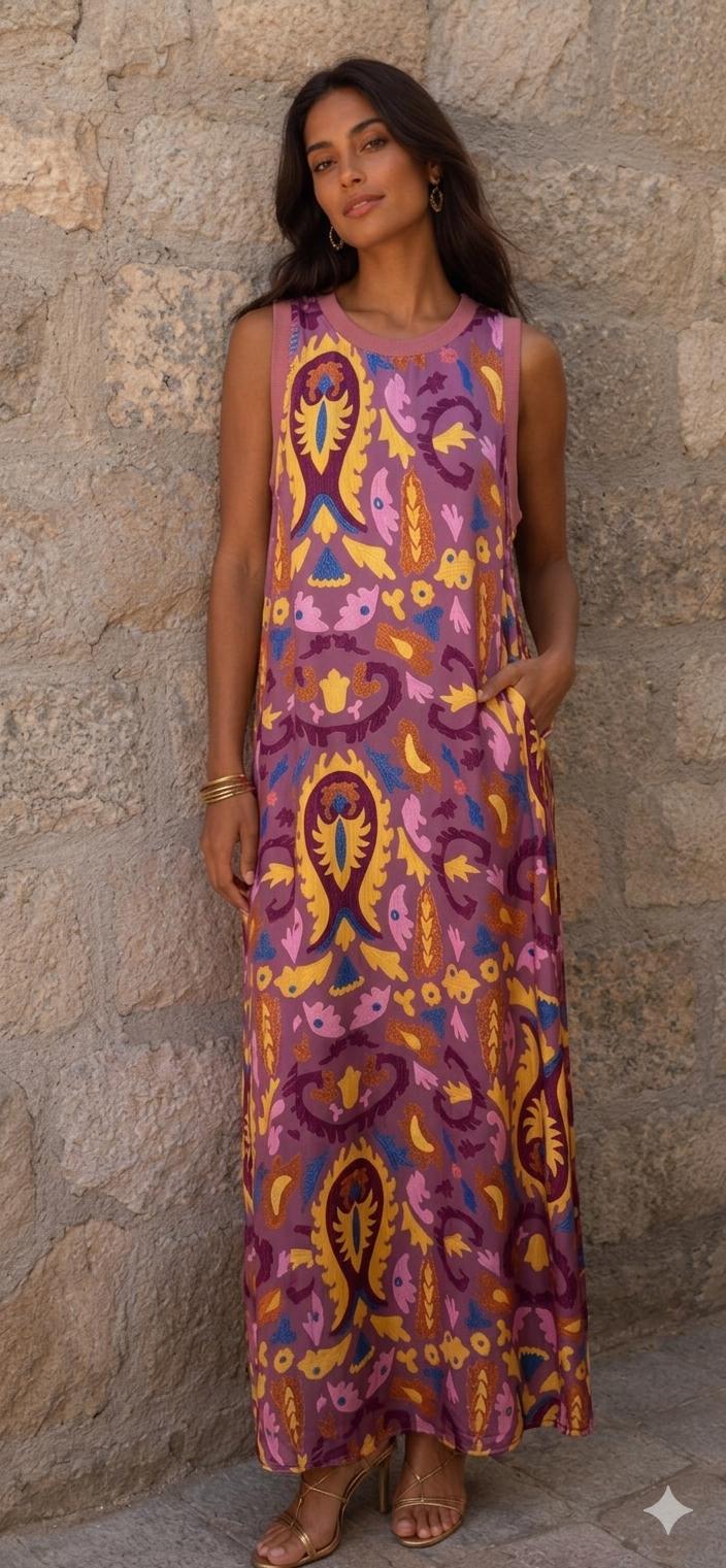 Vestido Estampado Vega