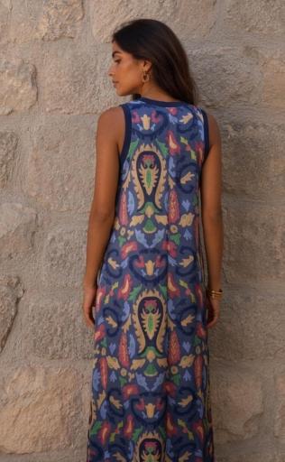 Vestido Estampado Lúa [1]