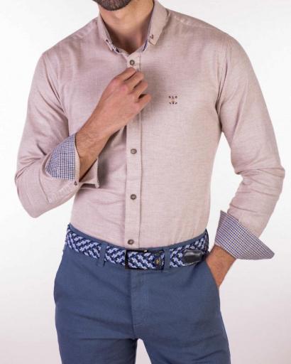 Camisa Beige “La Española”