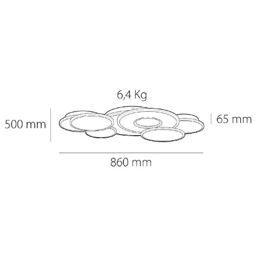 Plafón Led 135 w Belinus [4]