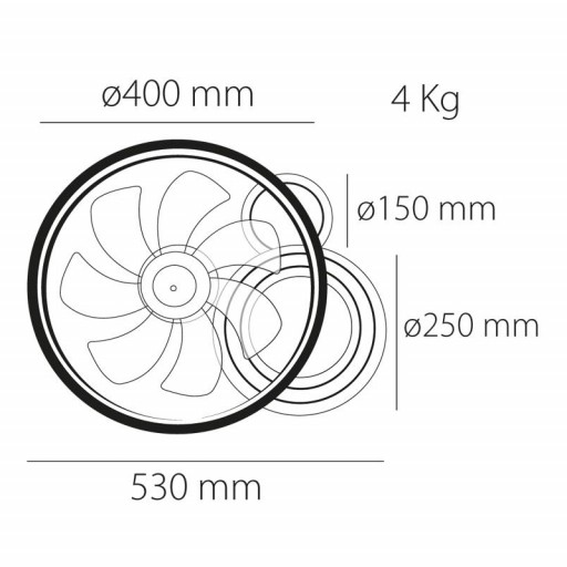 Plafón ventilador Ventus DC [6]