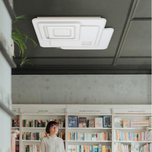 Plafón Led 225 w Retro 75x75 cm [3]