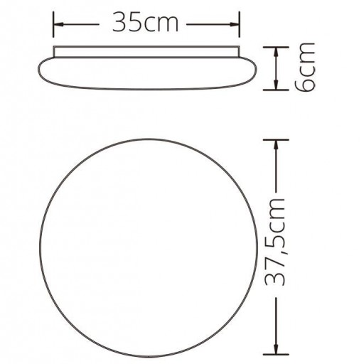 Plafón Led 24w Drift 37.5 cm [4]