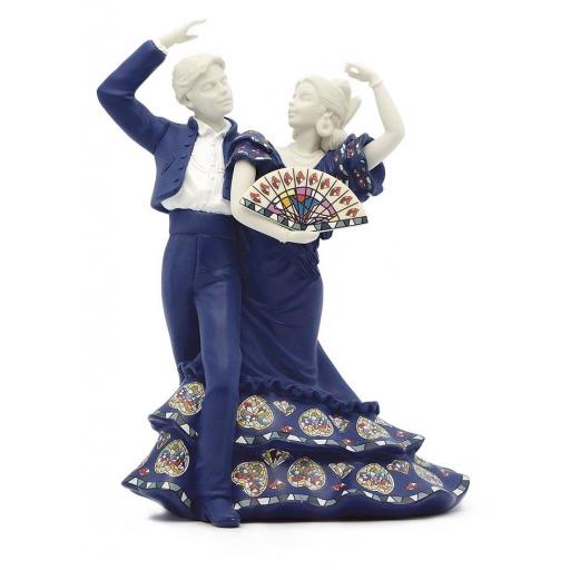 Baile Flamenco 20cm en Azul