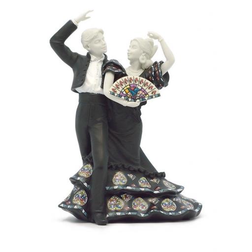 Baile Flamenco 20cm en Negro