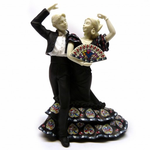 Baile Flamenco Decoración Negra