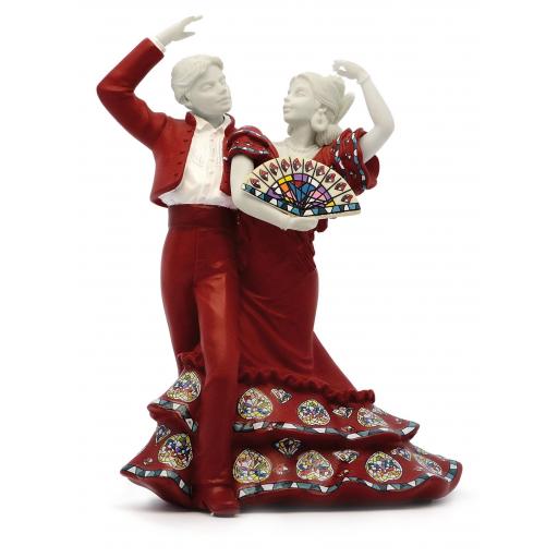 Baile Flamenco Decoración Rojo
