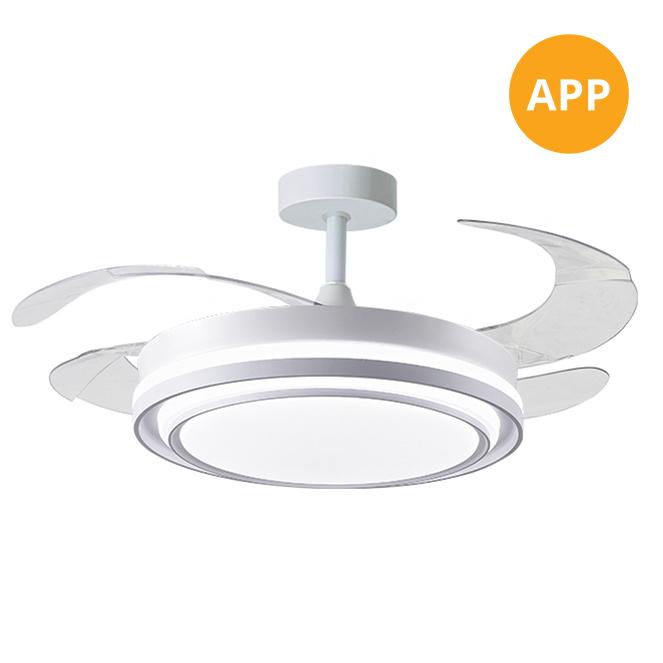 Ventilador Retráctil DC Byblos Blanco APP