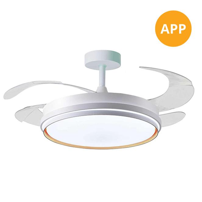 Ventilador Retráctil DC Kioto Blanco ORO APP