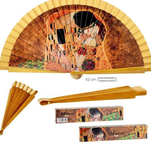 Abanico El Beso de Klimt [1]