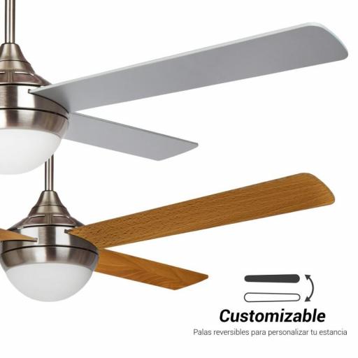 Ventilador Baloo Niquel Motor DC [4]