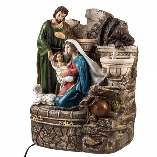 Belén Misterio 25 cm con fuente de agua [1]