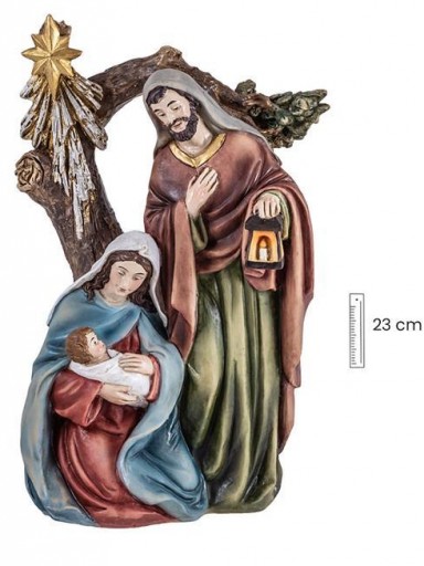 Belén Misterio 23 cm Rama con Estrella [0]