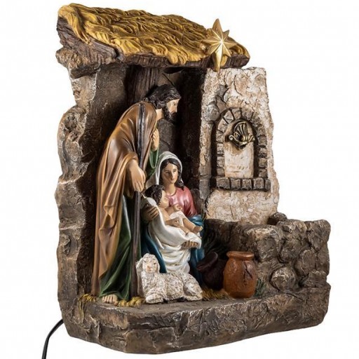 Belén Misterio 35 cm con fuente de agua [2]