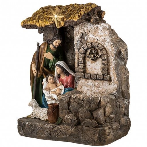 Belén Misterio 35 cm con fuente de agua [1]