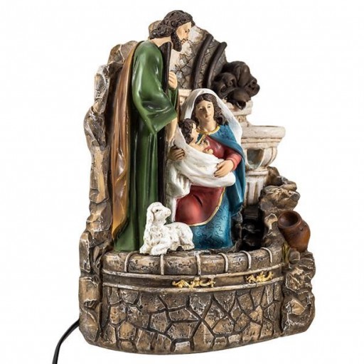Belén Misterio 25 cm con fuente de agua [2]