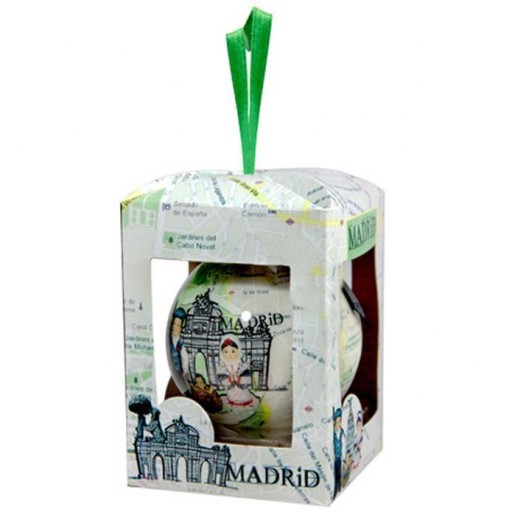 Bola Árbol Navidad Misterio Madrid 7.5cm [1]