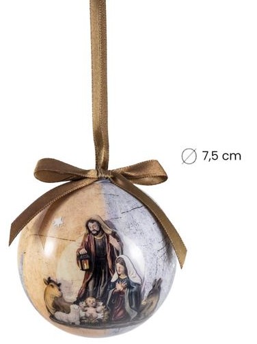 Bola Árbol Navidad Belén Clásico [0]