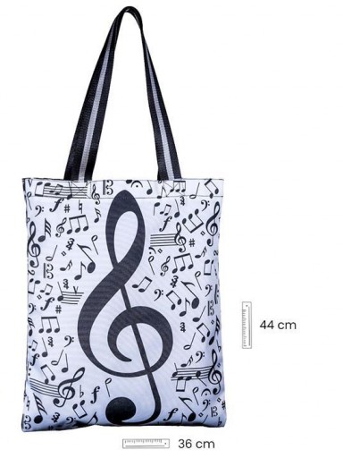 Bolsa Tote decorado Música [0]