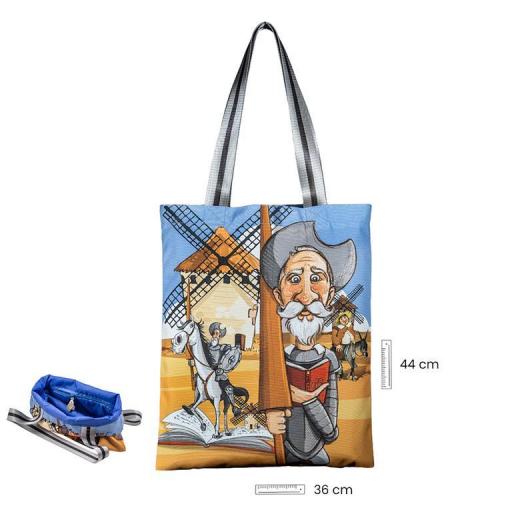 Bolsa Tote del Quijote a color [0]