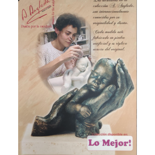 Escultura Durmiendo con Mamá de  ANGLADA [2]