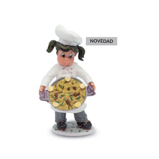 Figura Cocinero El Mejor plato, la Paella (Mujer) [0]