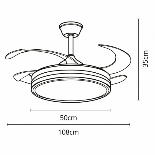 Ventilador DC Cocon Blanco [2]