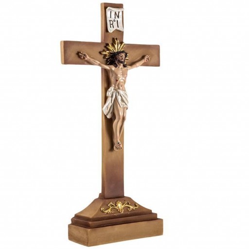 Cristo  Crucificado con los Ojos abiertos de 30 cm [1]
