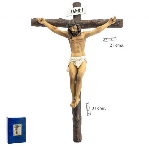 Crucifijo Cristo de la Buena Muerte  31 cm Pared