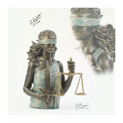 Escultura Busto de la Justicia Anglada [2]