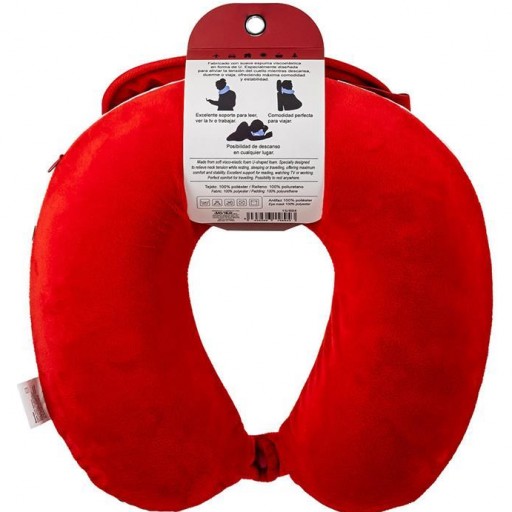 Set cojín viaje con antifaz decorado flamenca [5]