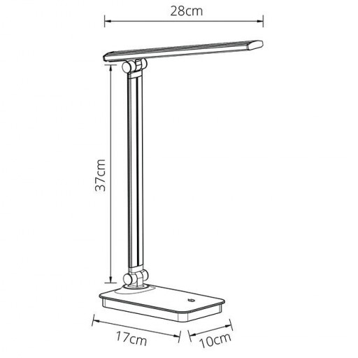 Flexo Led Architect Negro con USB [5]