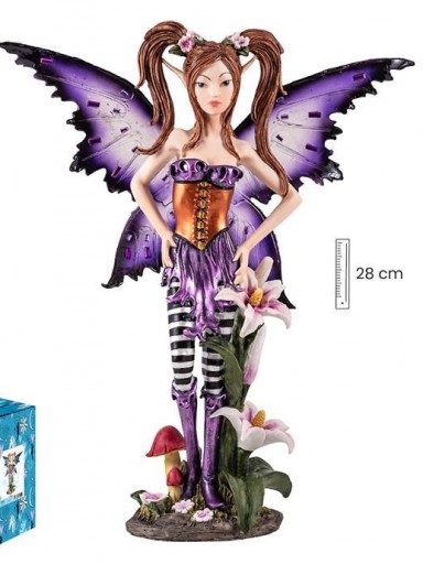 Hada alas Moradas 28 cm [1]