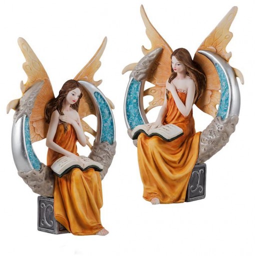 Hada Naranja en Luna azul de 26 cm [1]