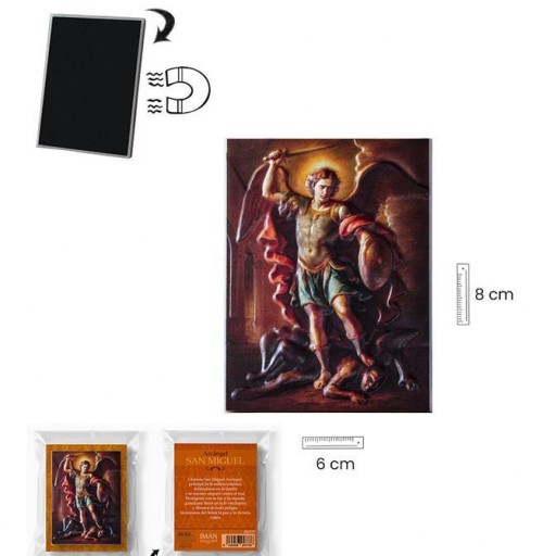 Imán Arcángel San Miguel en relieve [3]