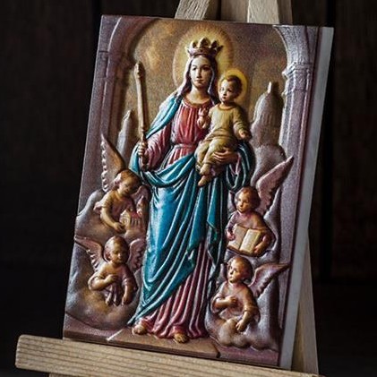 Imán María Auxiliadora en relieve [0]