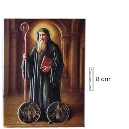 Imán San Benito en relieve [0]