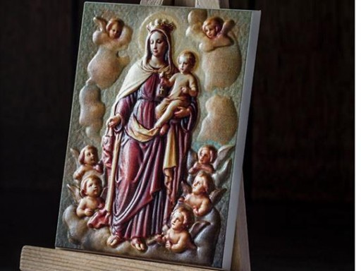 Imán Virgen del Carmen en relieve [1]