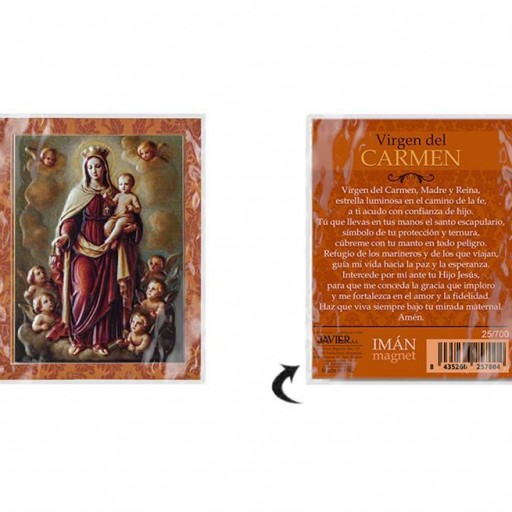 Imán Virgen del Carmen en relieve [2]