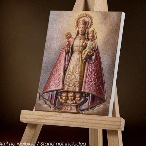 Imán Virgen Covadonga en relieve [0]