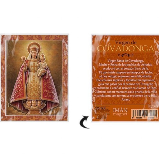 Imán Virgen Covadonga en relieve [2]