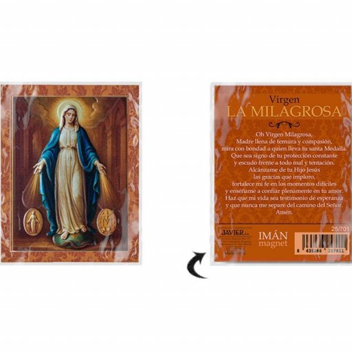 Imán Virgen Milagrosa en relieve [2]