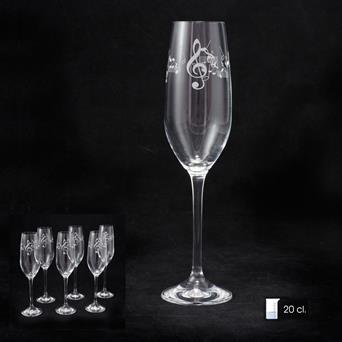 SAHM Copas de Cava - Vasos Cristal de 200ml - 6 unidades de Copas Cava -  Ideal como Copas de Champagne - Copa Cava apto para el lavavajillas :  : Hogar y cocina