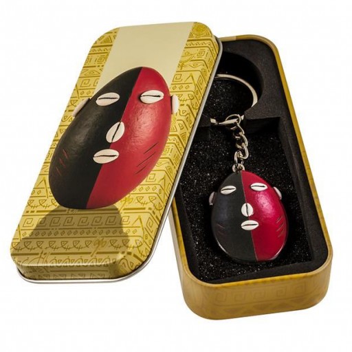 Llavero Cabeza Eleguá en Lata decorada [2]