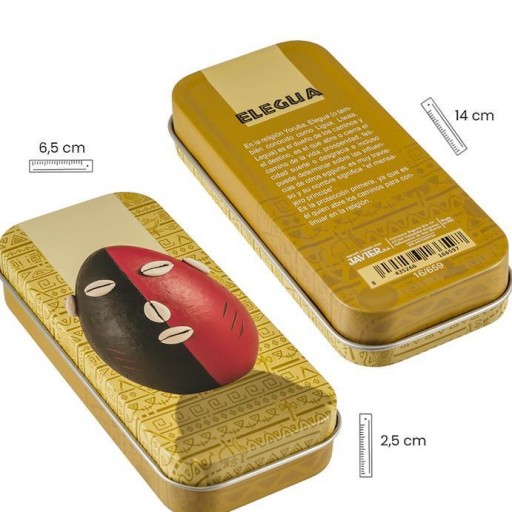 Llavero Cabeza Eleguá en Lata decorada [3]