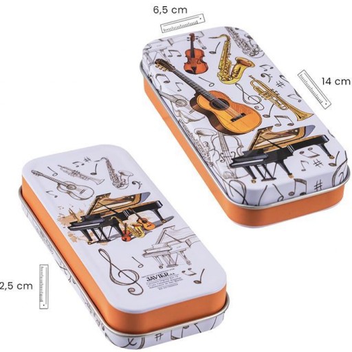 Llavero Guitarra Eléctrica Piedras en Lata Decorada [3]